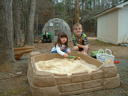 kids in the yard