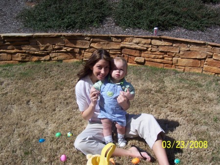 Bristan and Mommy Easter 2008