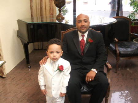 My oldest son "Miguel" with my grandson "Antonio"