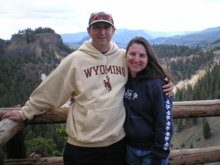 Tony and Megan in Yellowstone