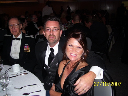 Latonya & I after I retired ( Navy Ball 2007)