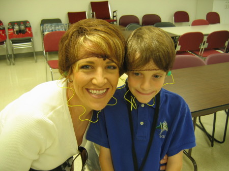 Me and one of my sons at the Coca-Cola factory