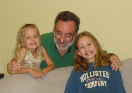Jolee and Aysia with their grandpa