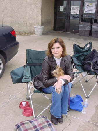 My Wife Michelle at 06 Corvette Race