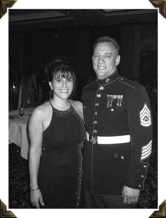 My wife and I 2004 marine corps ball