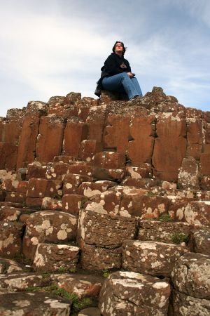 Jen at Giants Causeway, Northern Ireland