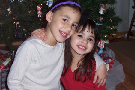 My girls Christmas 2006