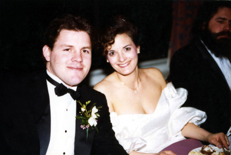 Matt Mees and Sandra at their wedding in 1983