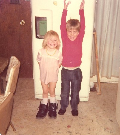 My brother John Barrett and I.as kids