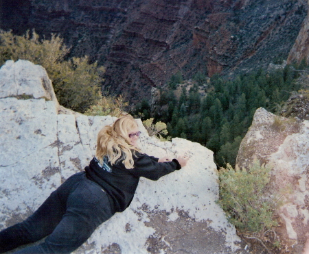 my butt in the Grand Canyon