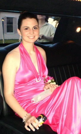 Brooke at the prom