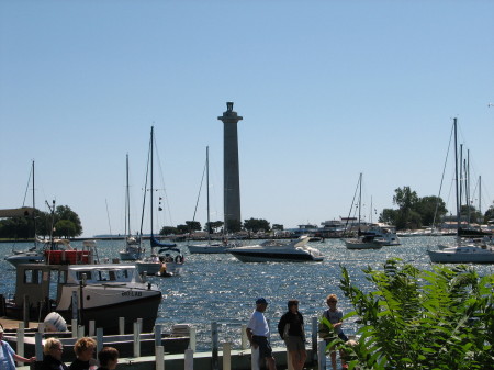 Oliver Hazzard Perry Monument on South Bass Island.