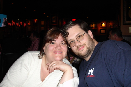 Rob and I at Hard Rock Cafe, New York, NY