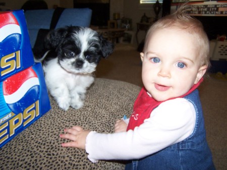 Riley Caleena Kuks w/Keira (the puppy)