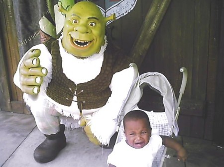 Jordan and Shrek