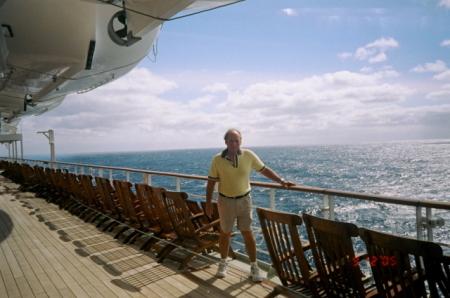 Don on the QM 2