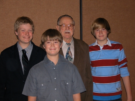 My Boys and thier Great-Grandfather