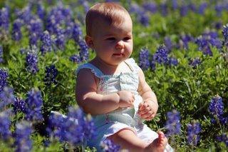 Meredith in the Blue Bonnets
