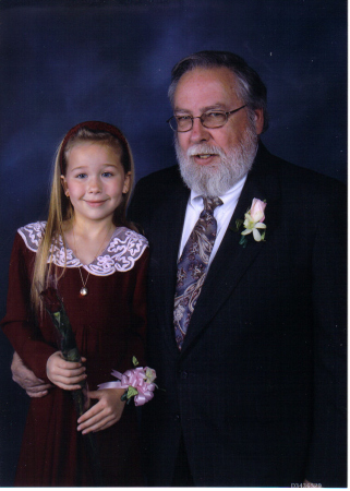 My Dad and daughter at a Valentine's Dance