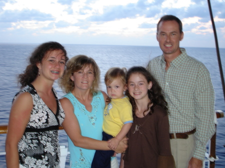 The family in Cozumel