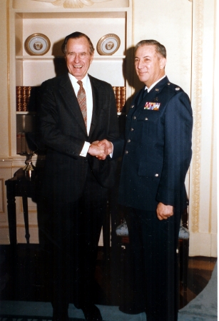 Meeting with President Bush