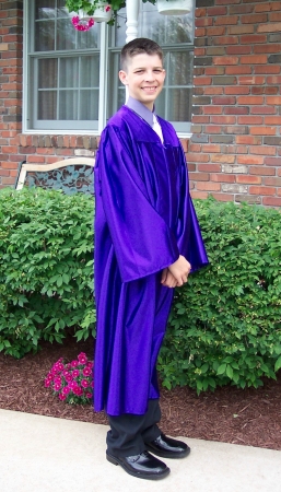 Matt's 8th grade graduation