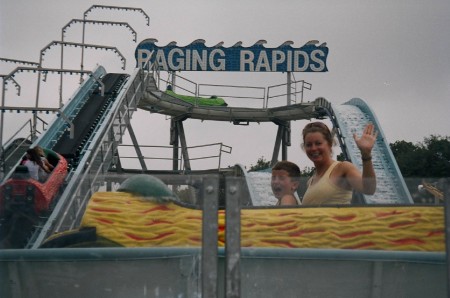 Liam & Auntie Jean at the Fair