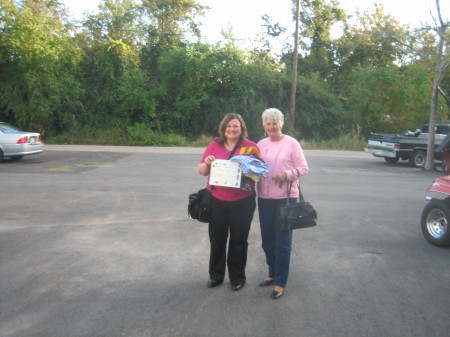 Karen Iwicki and Mayor Barbara Gibson of Sun, LA