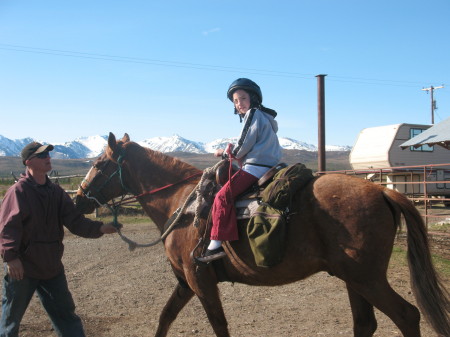tiana horseback riding