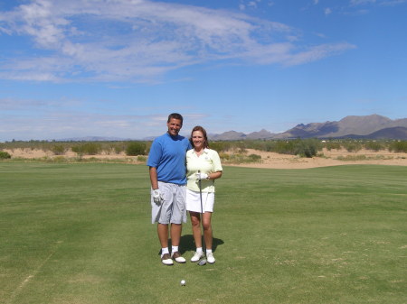 Golfing in Scottsdale with my husband (10/06)