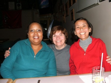 Joyce Lewis, me & Rosemary Leung, 2006