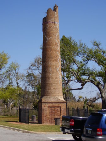 Historic Lighthouse After Hurricane Ivan