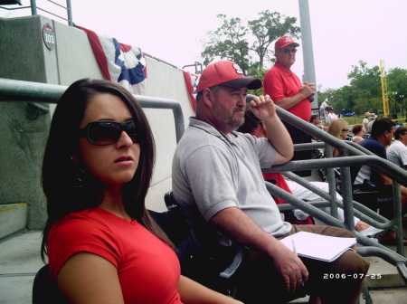 Amanda and Buck at NC State Game