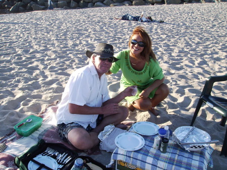 Me & David at Our Beach
