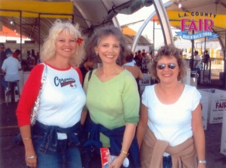 at the fair with my sister Cynthia