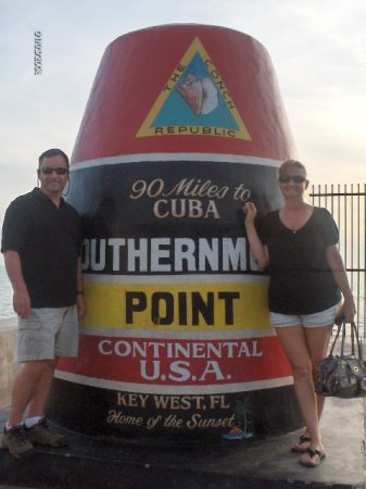 rob and me at southernmost point