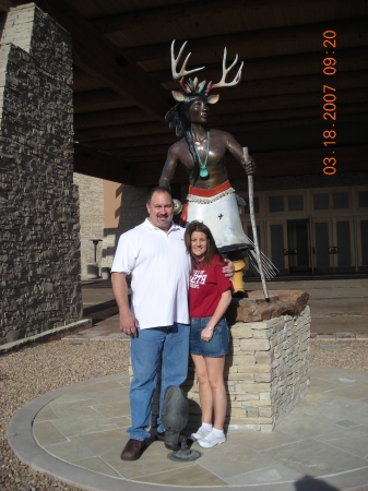 Me and Dana in New Mexico 2007