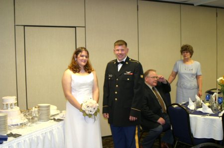 Tom and I at our wedding
