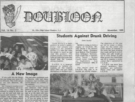 Doubloon - November, 1986