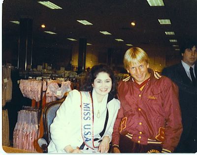 JC Penny's at woodfield following a soccer game.  1986