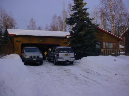 Our home in Eagle River, Alaska.