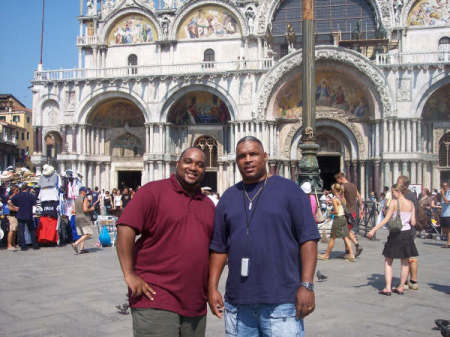 Dwight and Uncle Floyd in Italy