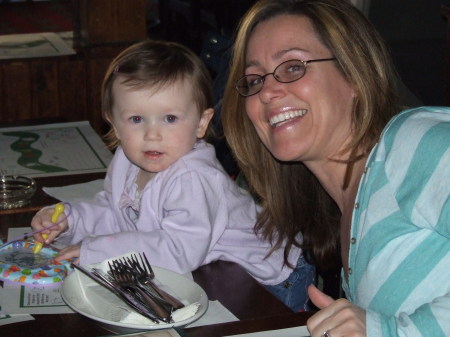 March 2007, chloe and myself