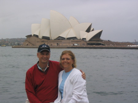 Overlooking the Opera House in Sydney