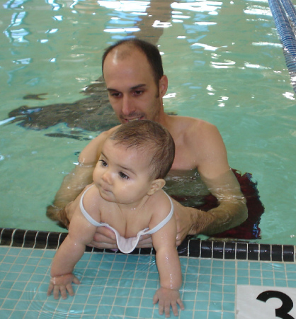 Swimming lessons - February 2007