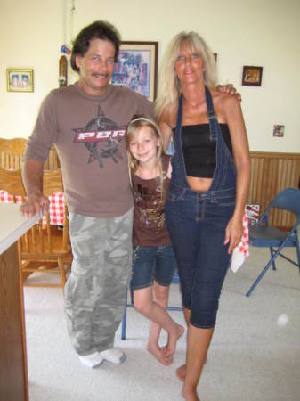 Fiance, his daughter Riannon and I