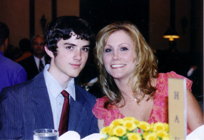 My son Jared and I - June 2006