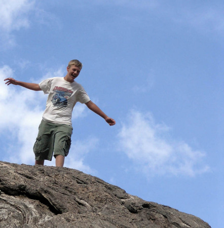 My oldest son Bond....Flying at The Jemez Mountain Range