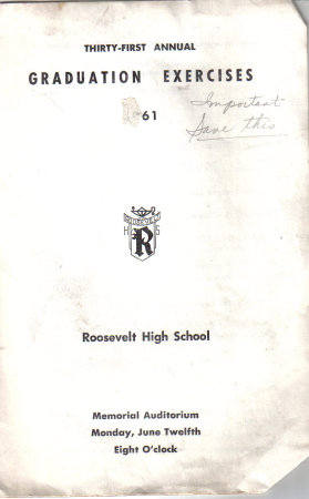 1961 Graduation Program