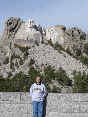 David At Mount Rushmore